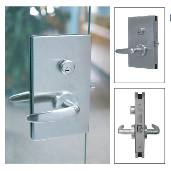 TA1200 Series Glass Patch Locksets