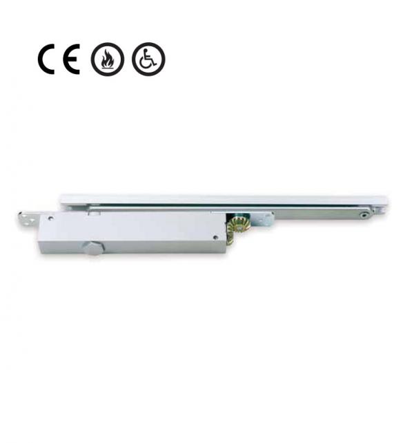 Door Closer Concealed Cam Action System With Track Arm